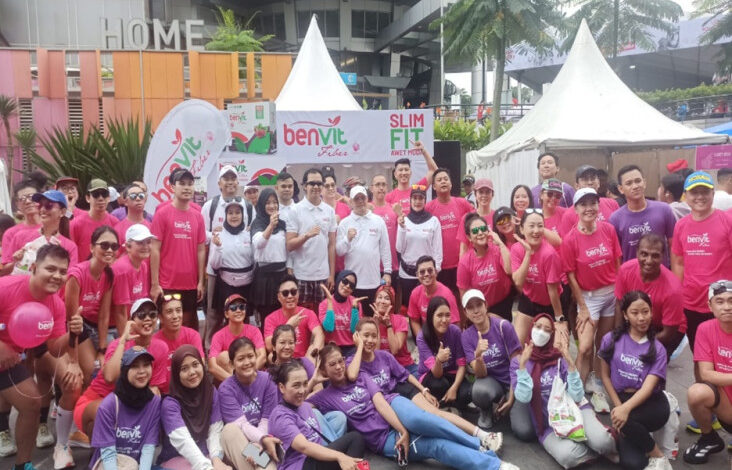 BenVit Fiber Plus Collagen Ajak Warga Ibukota Indonesia Hidup Baik pada CFD Sudirman