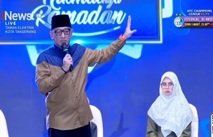 Ceramah Sejuk Ustaz Zacky Mirza pada Tabligh Akbar Nikmatnya Ramadan, Bawa Kedamaian