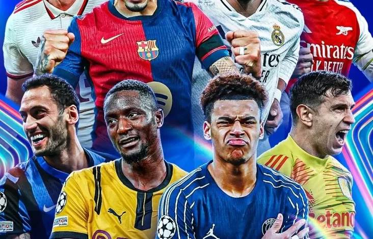 Daftar 8 Tim di dalam tempat Perempat Final Kompetisi Champions 2024/2025