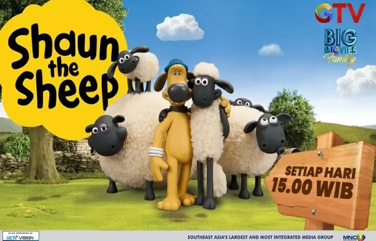 Its Family Time! GTV Tayangkan Shaun si Domba Lucu tapi Jahil yang digunakan Jadi Temani Sore Kamu!