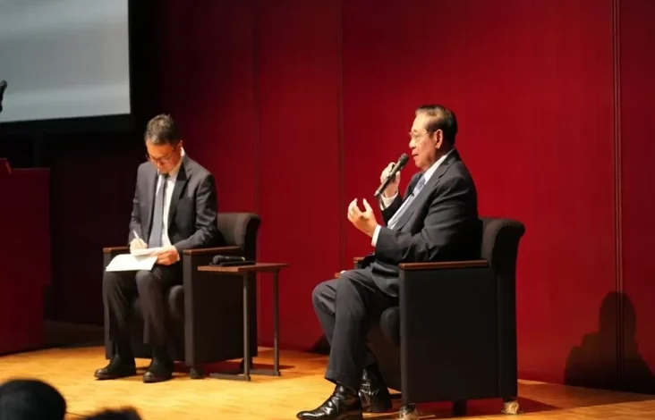 Kuliah Umum pada area GRIPS Tokyo, SBY: Kepercayaan Kunci Penting Pokok Ketahanan Global