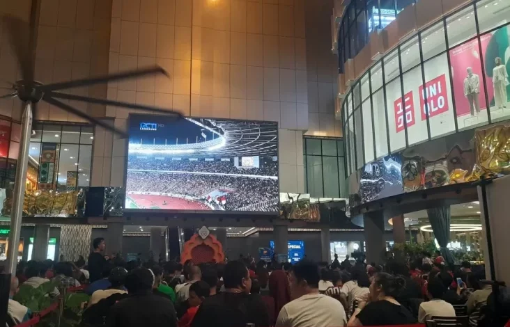 Nobar Indonesia vs Bahrain yang dimaksud yang disebutkan Digelar RCTI+ Tembus 7.000 Orang