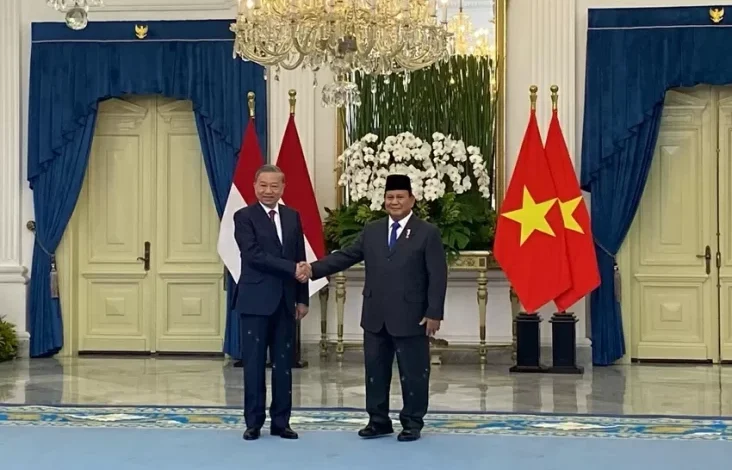 Prabowo: Visi Indonesia-Vietnam Sama, Jadi Negara Modern, Maju, kemudian juga Sejahtera 2045