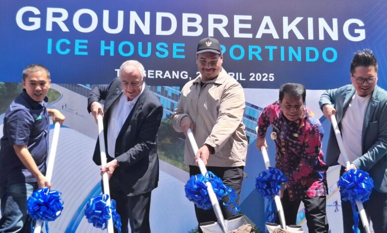 Menpora “ground breaking” arena Ice Ring Airdome pertama ke ASEAN