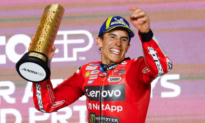Marc Marquez berjaya pada GP Qatar