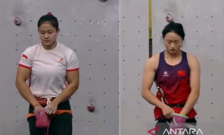 Langkah Desak Made berhenti di dalam di 8 besar IFSC World Cup Wujiang 2025