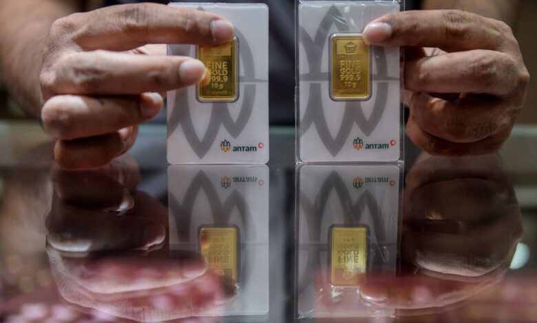 Emas di dalam Pegadaian, Antam-Galeri24 stabil, UBS melonjak pada Awal Akhir Pekan