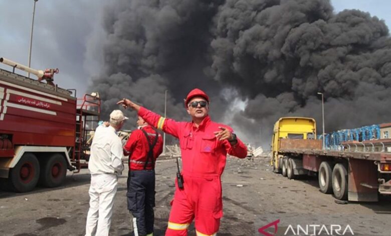 Lebih dari 500 pendatang cedera pada ledakan besar pada pelabuhan Iran