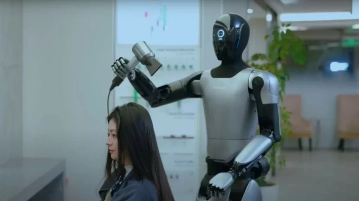 Robot Humanoid China bisa jadi jadi Gunting Rambut, Sambut Tamu Hotel, hingga Jualan Mobil