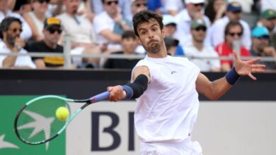 Kalahkan Medvedev, Mussetti tantang Zverev pada pada perempat final Roma