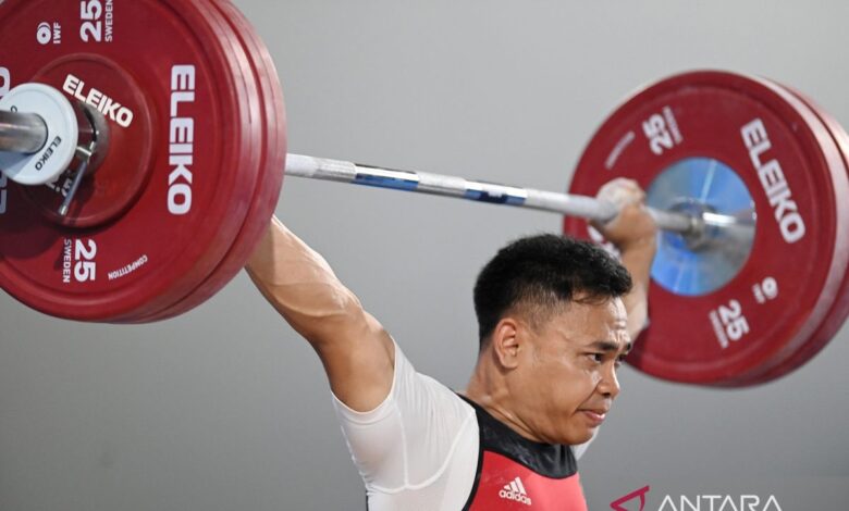 Eko Yuli tergabung ke pada Grup B Kejuaraan Asia Angkat Besi 2025