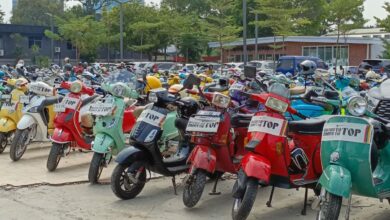 Budaya saling klakson pengguna vespa yang mana mana mulai terkikis zaman